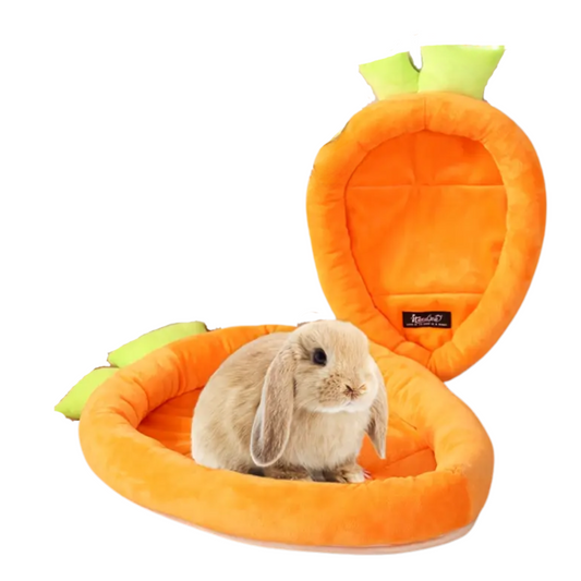 Cozy Rabbit Carrot Bed