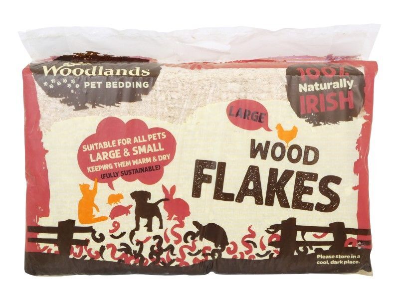 Woodlands wood flakes for rabbit cages from Just Pets