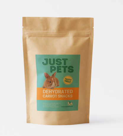 Dehydrated carrots snacks for rabbits , from Just Pets